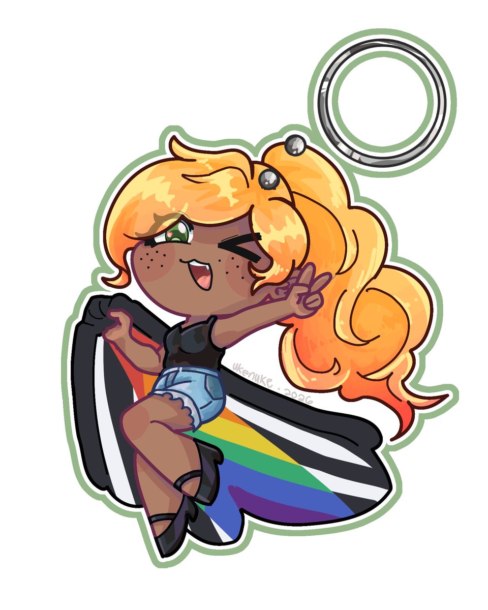 ukeenukee's tweet photo. Vannessa - Straight Ally 
Pride month 2026
#oc #art https://t.co/PJqiT3j4bE