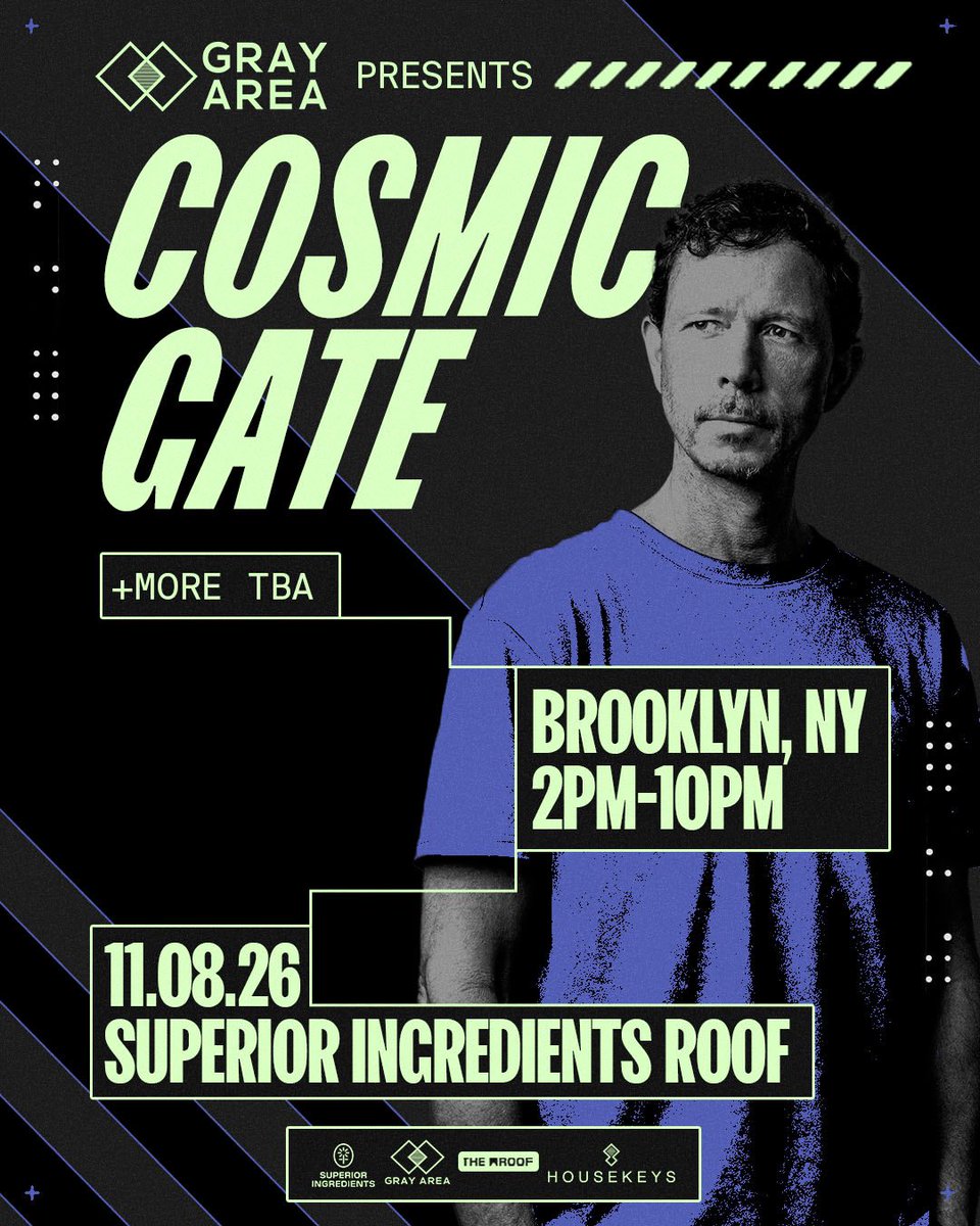 cosmicgate's tweet photo. NEW YORK - see you for a special day-to-night session on The Roof at Superior Ingredients on Sunday, November 8 

Pre-Sale Registration https://t.co/aR5E90Pim9 https://t.co/G3WZtRt403