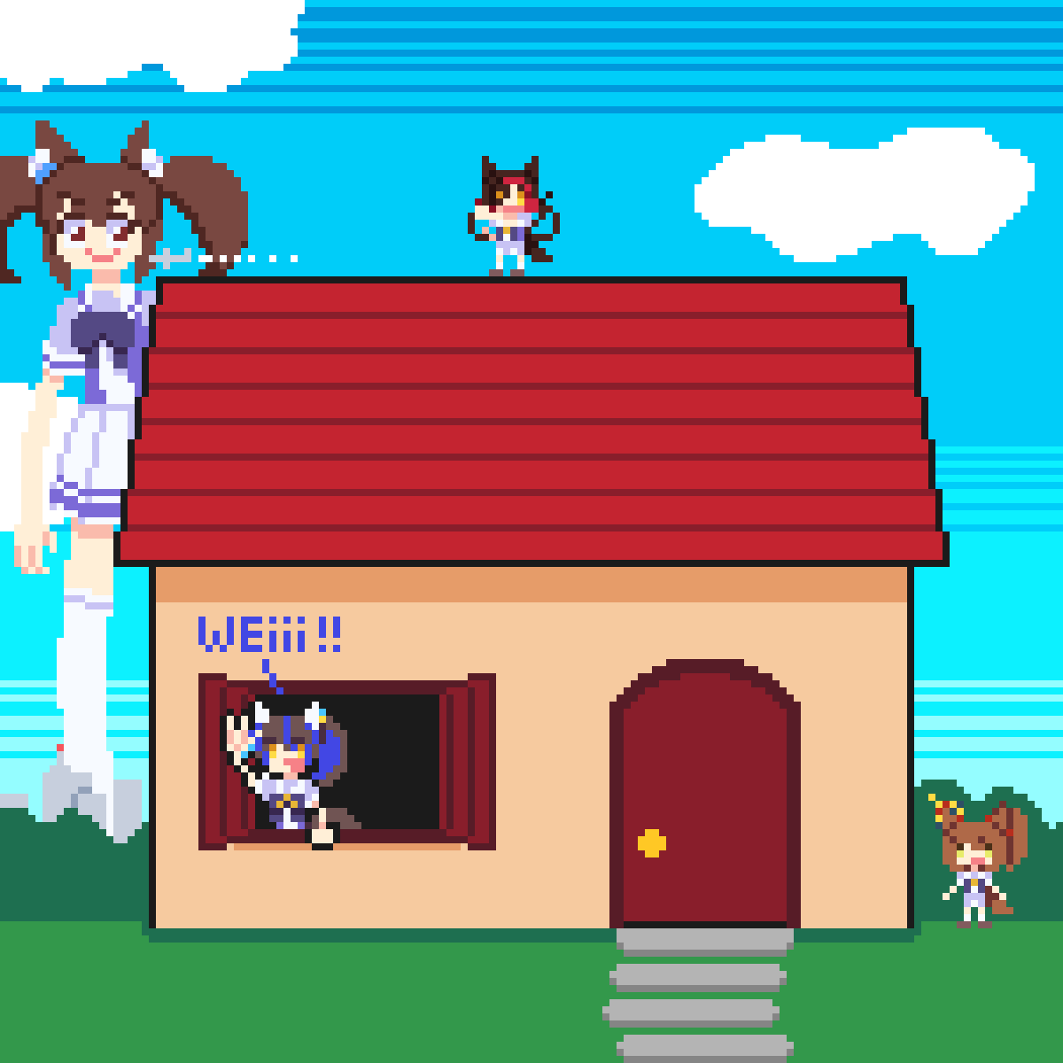 labakatei's tweet photo. HELIOS IN DA HOUSE
#umamusume #pixelart https://t.co/6RojHIp8yU