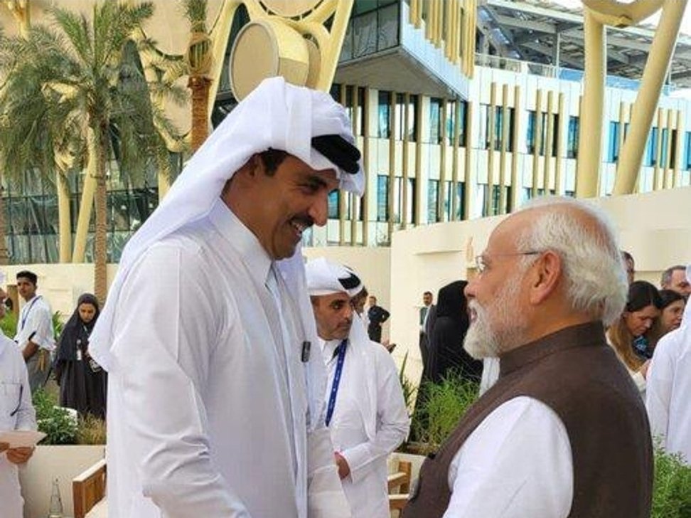 nidhipateel's tweet photo. @narendramodi When tragedy strikes our citizens abroad, PM @narendramodi
 leads from the front. 

His swift personal call with Qatar's Amir Tamim bin Hamad Al Thani reflects India's commitment to protecting every Indian, anywhere. 

Compassion in action. https://t.co/jiZn8CQRtL