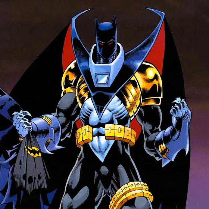 ZeroYear97's tweet photo. The intensity and raw presence of the 90s AzBat armor is so well translated in this animation, Jean Paul Valley looks fucking menacing as Batman. https://t.co/ef0X6EPT6j