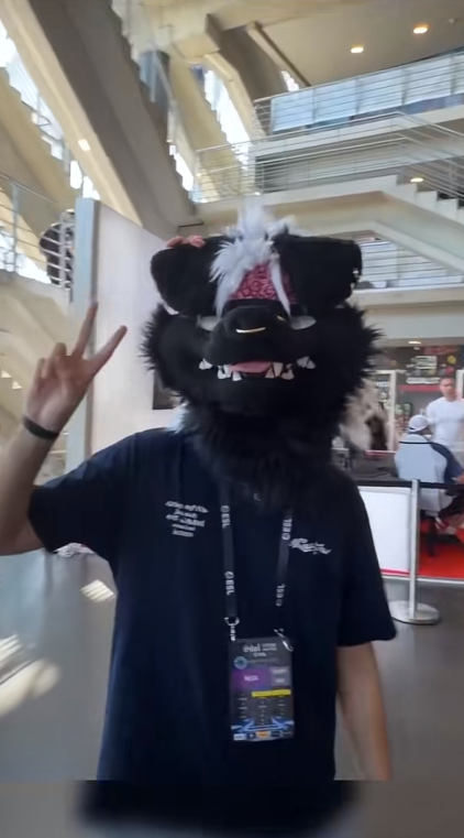 DestiZesty's tweet photo. the fact the cs community is highly offended by Dima wearing a furry mask for 3 seconds is actually so sad. it makes it worse that ppl have to tell others its a JOKE is even worse https://t.co/aPElDhL053