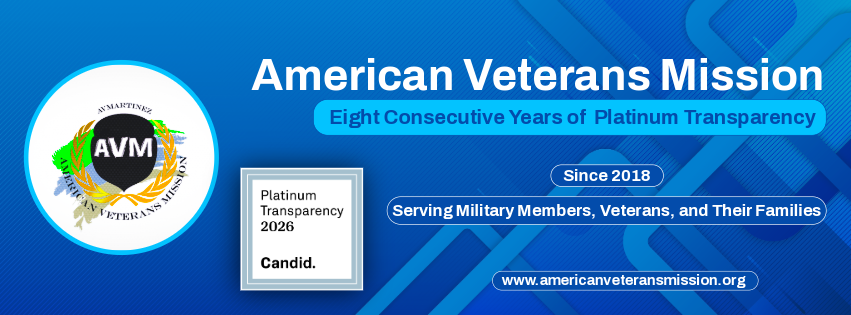 avmkilleen's tweet photo. We're honored to receive Candid's 2026 Platinum Seal of Transparency, marking 8 consecutive years of earning Candid's highest recognition since our founding in 2018.

Thank you to everyone who has placed their trust in American Veterans Mission.

🌐 https://t.co/Cr5uMDVeMC https://t.co/V1PCbQQZJo
