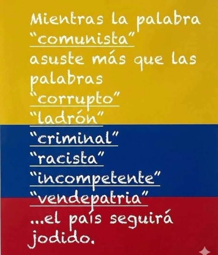 Orlando71156528's tweet photo. 🚨 🇨🇴 En Colombia la paz 🕊️ seguirá siendo esquiva, mientras la guerra sea la materia prima del fascismo extremo derechista. Lo acabamos de comprobar. 😱 https://t.co/MSWU9tkkar