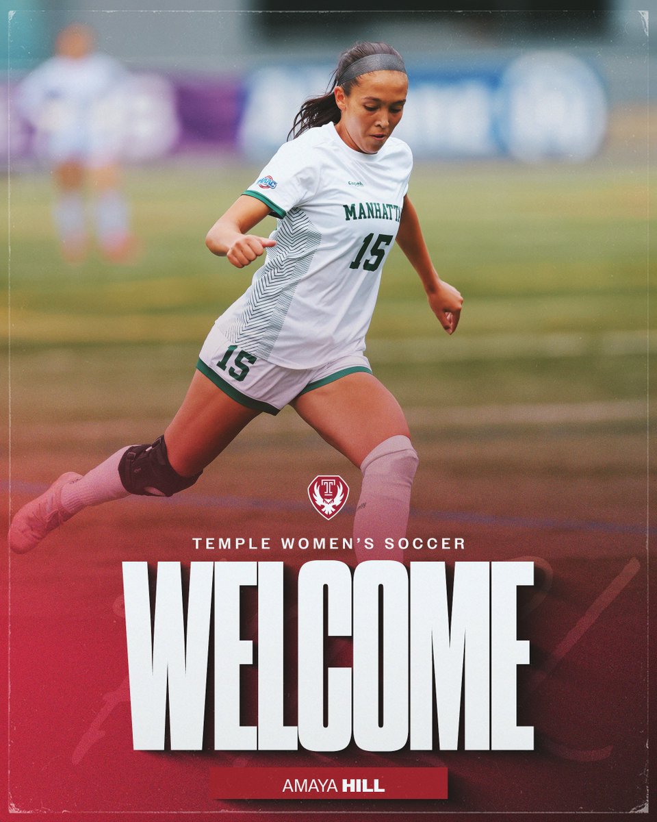 templewsoccer's tweet photo. From the Big Apple to the City of Brotherly Love!
Welcome to the Owls' family, Amaya Hill!
#GoOwls | #BuiltOnBroad https://t.co/UmBdy1JcJI