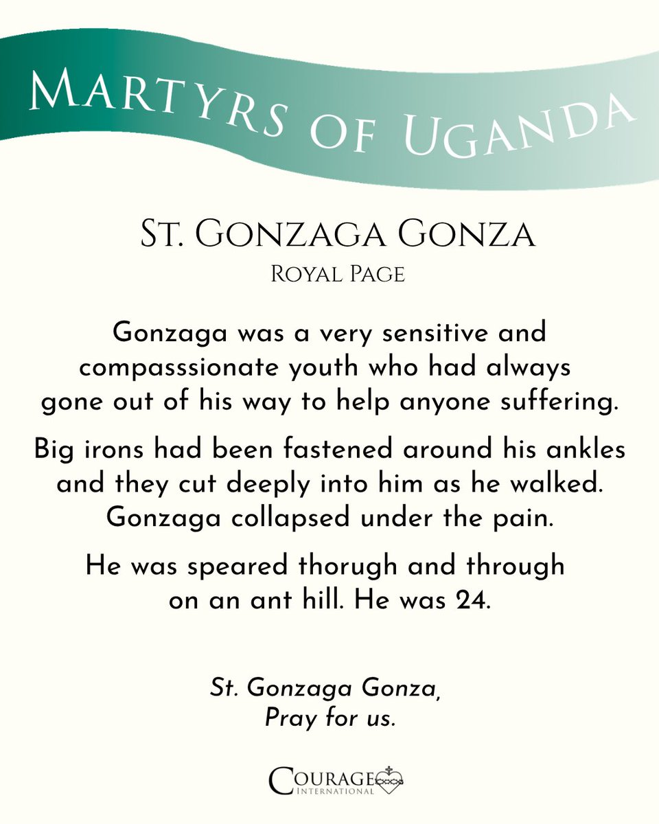 RCCourage's tweet photo. Continued.. 22 Ugandan martyrs, a brief description of their lives. https://t.co/W9uwU1IFnK