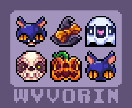 wyvorin's tweet photo. ︵⏜︵⏜︵
ʚ꒰Monster Mash꒱ɞ
꒰ঌ[ https://t.co/2srXvOEspo ]
ʚ꒰ #art > #pixelart > #halloween > #witch > #frankenstein > #dracula > #zombie > #werewolf > #ghost > #skeleton > #jackolantern > #pumpkin > #cat > #zombie > #streamerassets > #twitchbadges > #vtuber ꒱ɞ
︶⏝︶⏝︶ https://t.co/6yPrqLSWFe