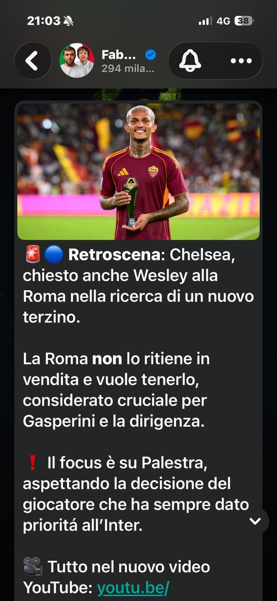 crypto_bomber's tweet photo. Ma come … ma la Roma non stava facendo una corsa contro il tempo per le plusvalenze entro il 30?😂😂
WESLEY INCEDIBILE e Chelsea su #palestra
@FabrizioRomano #wesleyfranca #inter #plusvalenze #30Giugno https://t.co/ZEQ22BOmDR