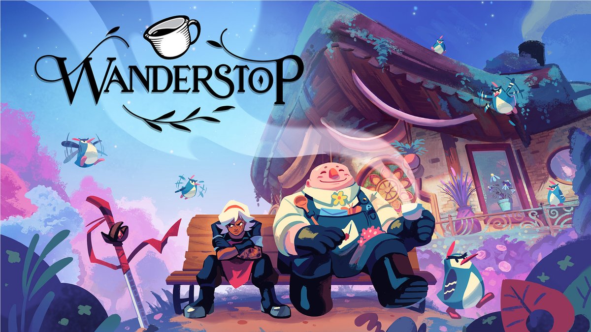 OfficialPhenexa's tweet photo. I'm live 𝒏𝒐𝒘 on Twitch and YouTube with #Wanderstop A cozy narrative adventure game which is about tea, change and taking a moment to slow down �� https://t.co/ywBTy9hRJV