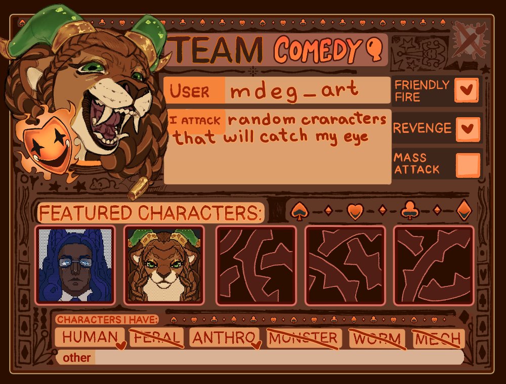 🎨🖌 mdeg. ⚔️ TEAM COMEDY tweet media