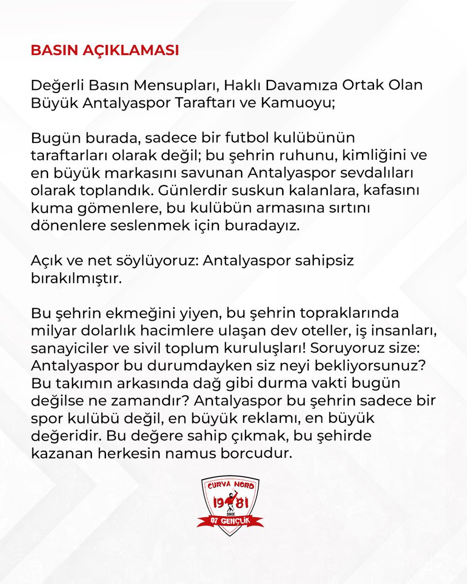 07genclik1981's tweet photo. 📢 Basın Açıklaması https://t.co/oqRMJFxnS3