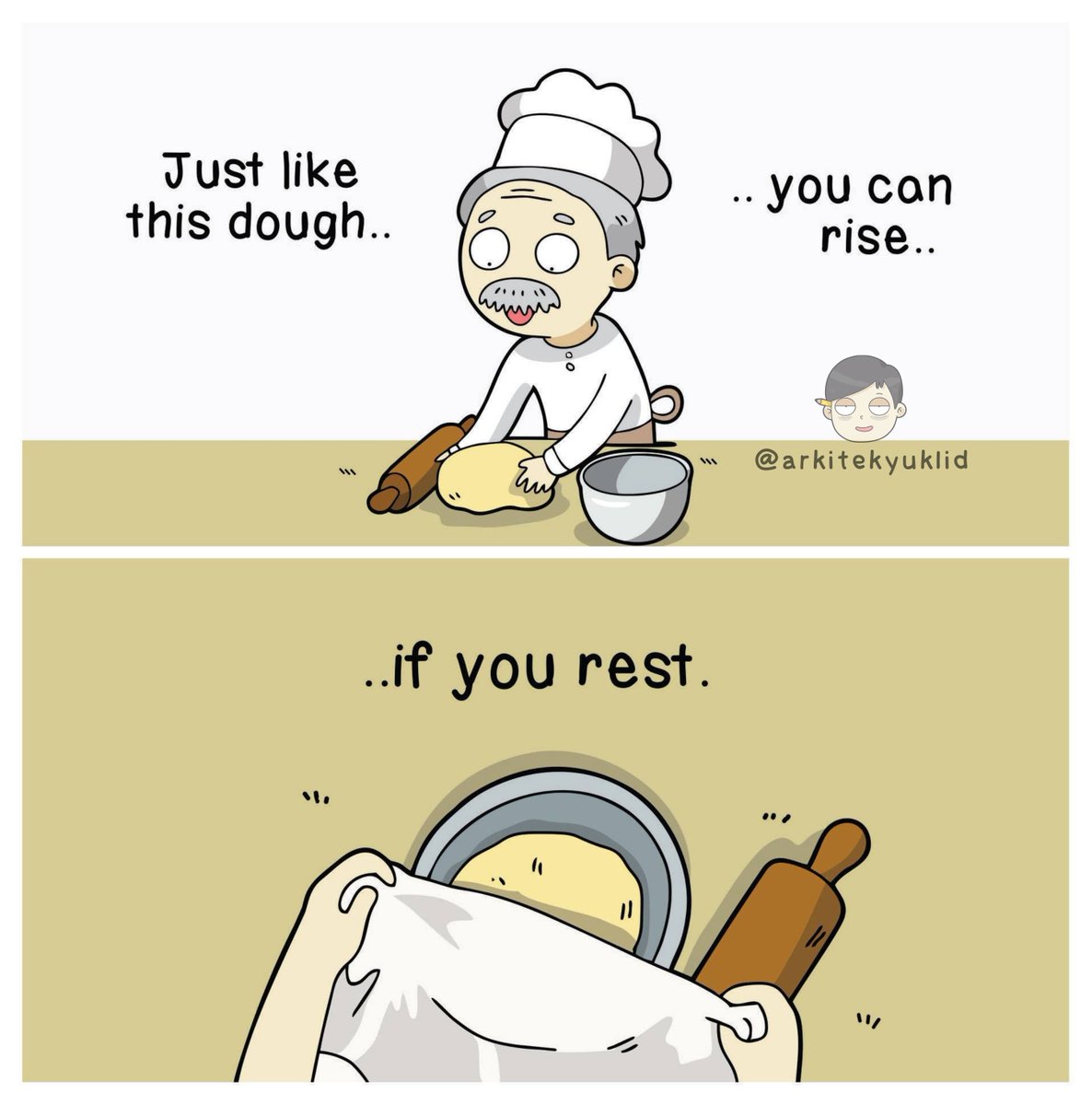 arkitekyuklid's tweet photo. Rest well, my friend. :) Take time to recharge. We’re excited to see what you’ll do when you return stronger. https://t.co/MaK5RKi1Rf