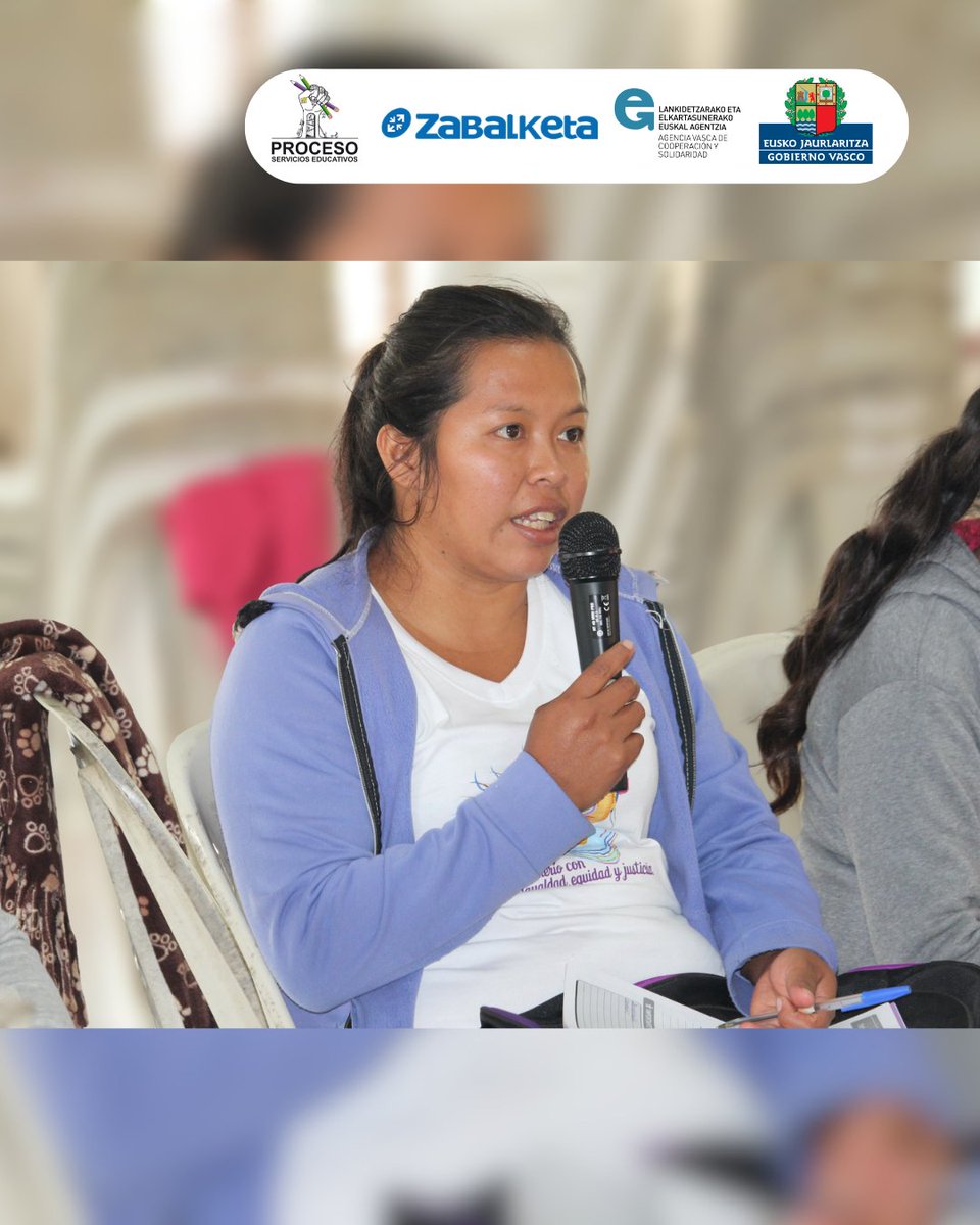 EduProceso's tweet photo. 💜 Fortalecer a una promotora comunitaria es fortalecer una red de apoyo para mujeres, niñas, niños y adolescentes.
 Gracias al apoyo de @zabalketa  y al financiamiento del @Gob_eus .
🔗https://t.co/kuaPGQ8Gnj https://t.co/Tfswibudw4
