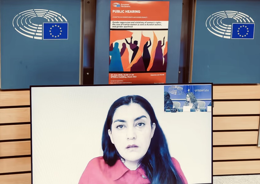 Metra_Mehran's tweet photo. With a deep sense of betrayal, I addressed the European Parliament today, where I challenged the contradiction and lack of consistency at the heart of current EU policy toward the Taliban, focusing on the European Commission's invitation of the Taliban's regime of gender apartheid to the political heart of the European Union.

We need a principled, coherent, and unified approach across all EU institutions and Member States. Inconsistency not only undermines our rights and dignity, but also raises serious questions about EU complicity in the normalization of oppression and a regime that stands in direct contradiction to the EU's own legal obligations, and human rights commitments.

Grateful to @linagalvezmunoz and @EP_GenderEqual for convening this timely hearing, and to all participants who expressed solidarity with the people of Afghanistan, especially its women and girls.

Watch it here: 
https://t.co/g9vkk5a7FX