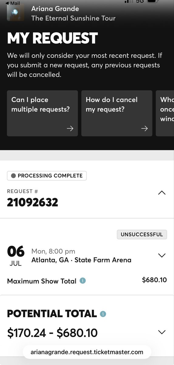 tartaylor75's tweet photo. This is true story about a dedicated fan to all things @arianagrande for over a decade of her life who has tried to get 2 tickets to #eternalsunshinetour presale, public sale and ticket requests that were sadly all unsuccessful!@z100newyork @iHeartRadio @q94radio #brandoncreed https://t.co/3G3DuYKTml