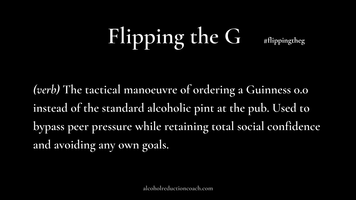 drinklesscoach's tweet photo. A phrase I coined for my moderation clients seeking strategies for the FIFA World Cup. 

Even if you don't adopt it all evening, you'll still have better sleep, fewer calories, and sharper mornings, whilst blending in with everyone else watching the game.  #FIFAWorldCup #Guinness https://t.co/RuoqFdN1zA