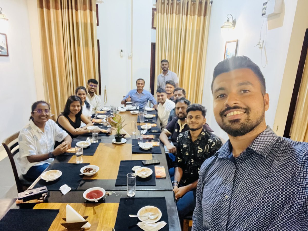 Sparta_Capital's tweet photo. Last week, we came together for the @Sparta_Capital  company dinner at @LGH_Colombo.

We began with a brief presentation on the company’s current position and future outlook. It was a valuable opportunity to reflect on where we are doing well, discuss where we can improve, and align ourselves on the road ahead.

The evening was also a chance to connect with each other beyond day-to-day work, strengthen team spirit, and enjoy dinner together.

Moments like these remind us that building a company is not only about projects and progress. It is also about people, shared purpose, and growing together.

Thank you to everyone who joined and contributed to the evening. Nivethan Nirosh , Sithum Perera, @Kasunwijerathn, Vidu Perera , @esandi_herath, Dulanjala Aluthge , @HewageLasen, Janith Shan, @VimalathasVith3 and @BanulaDewa1022

#SpartaCapital #teamculture #growth #teamwork