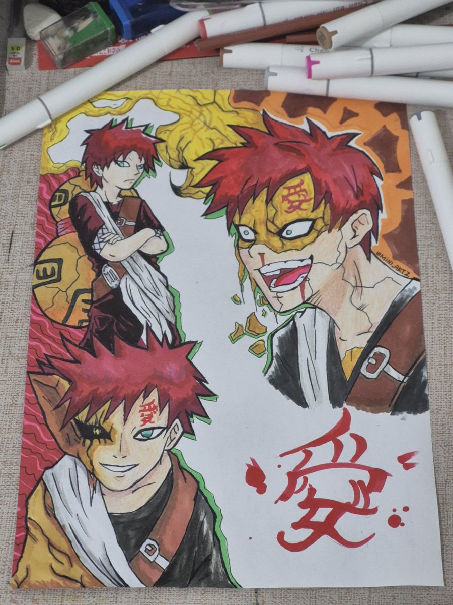 Johnnythird3's tweet photo. 🏜️
#gaara #naruto #anume #anumeart #art #sfw https://t.co/Y2GVIRIDMj