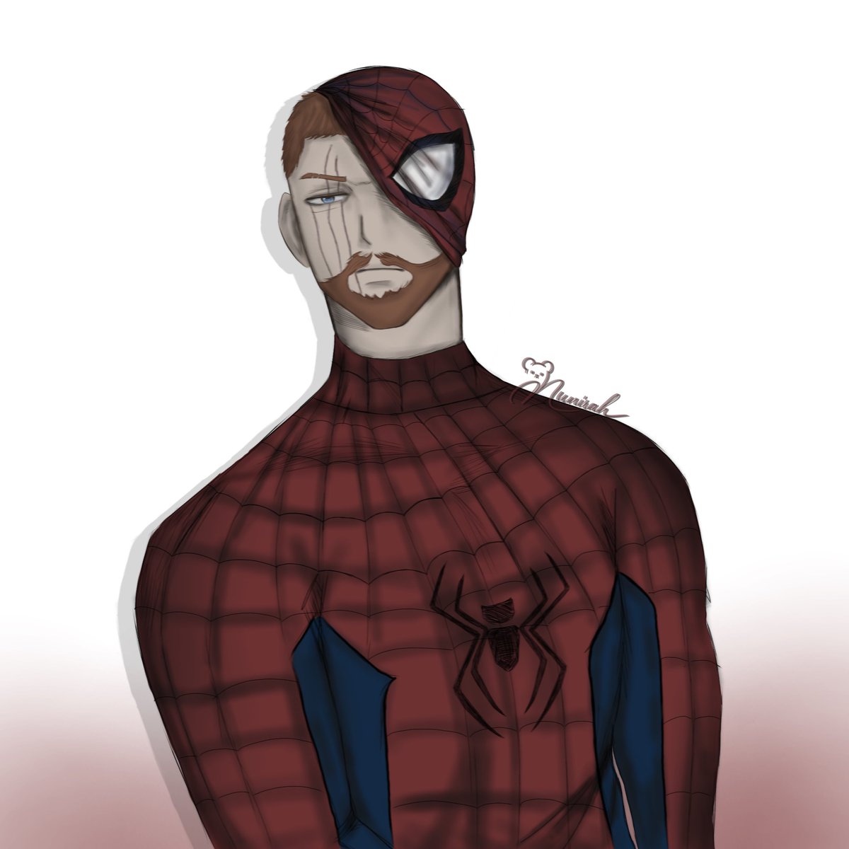u0m1_'s tweet photo. Matthew × SpiderMan 
my two favorites in one⭐️

رسمه عشوائيه جدا https://t.co/1v9Q3xEwPi