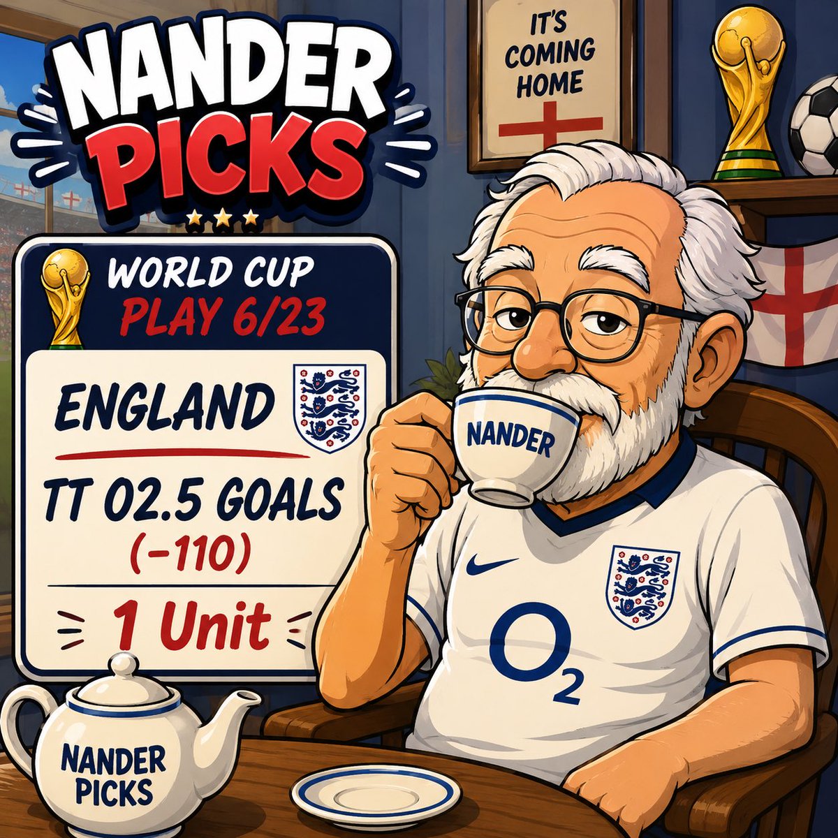 NanderPicks's tweet photo. IT’S COMING HOME https://t.co/ApFAYCClFH