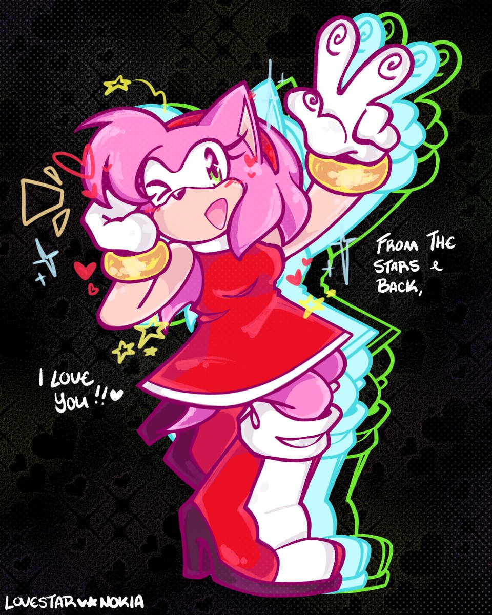 lovestarnokia's tweet photo. I had fun participating for this collab, everyone did amazingly well!!

Here's my Amy Rose drawing up close (w/ some flare to it lol)
#35thSonicCollab #sonic #sonicfanart #amyrose https://t.co/3eFmVA3Jb7