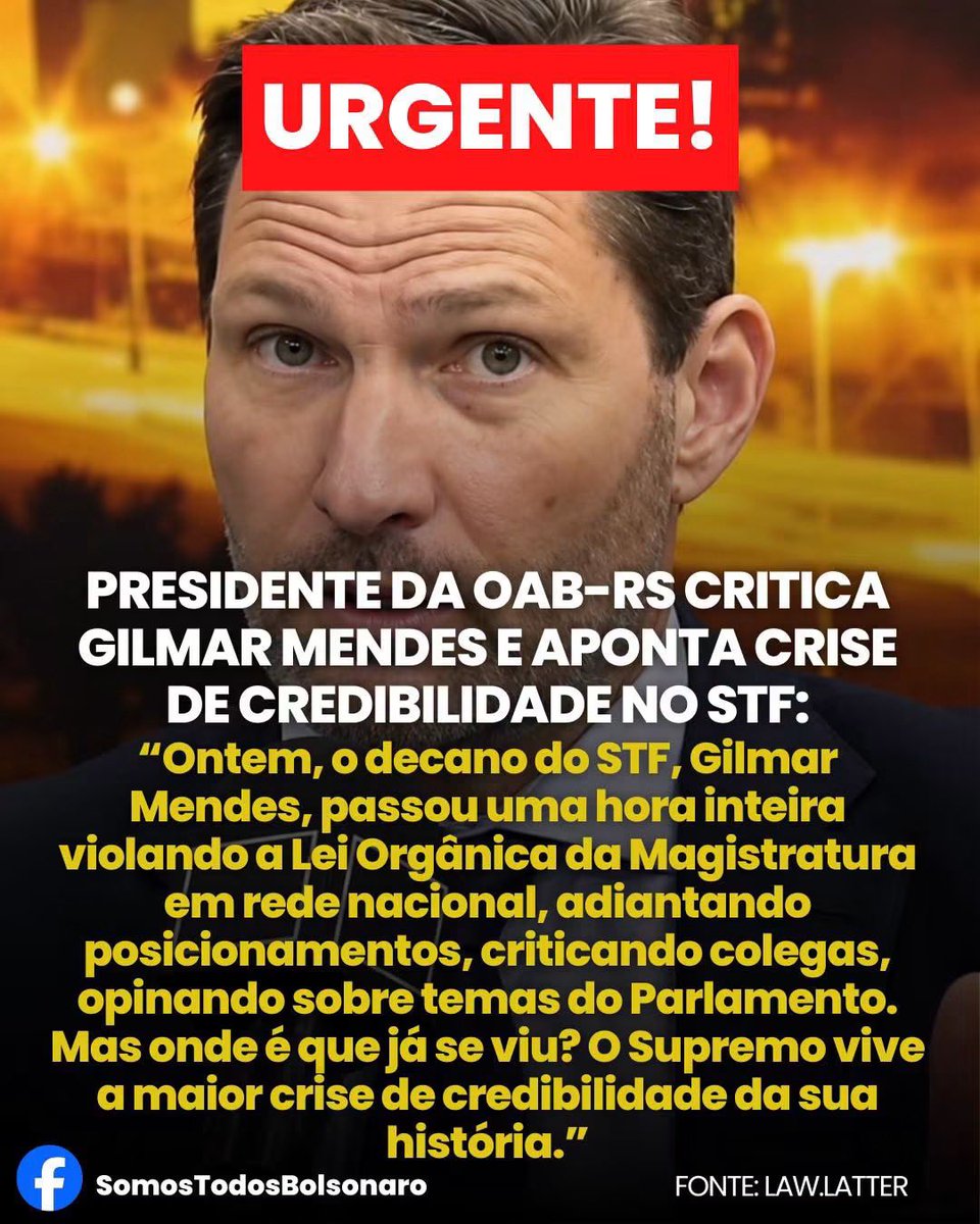 LucinhaPesci's tweet photo. Pelo menos ainda temos uma OAB de respeito no País! https://t.co/oB0z5ecjQc