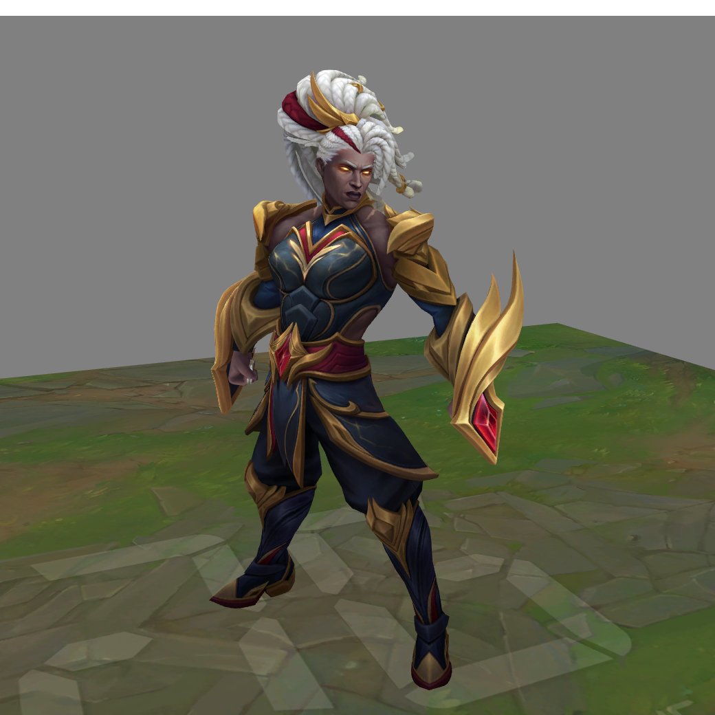 Julex_Gameplays's tweet photo. T1 Ambessa model in-game https://t.co/0n299Ldlso