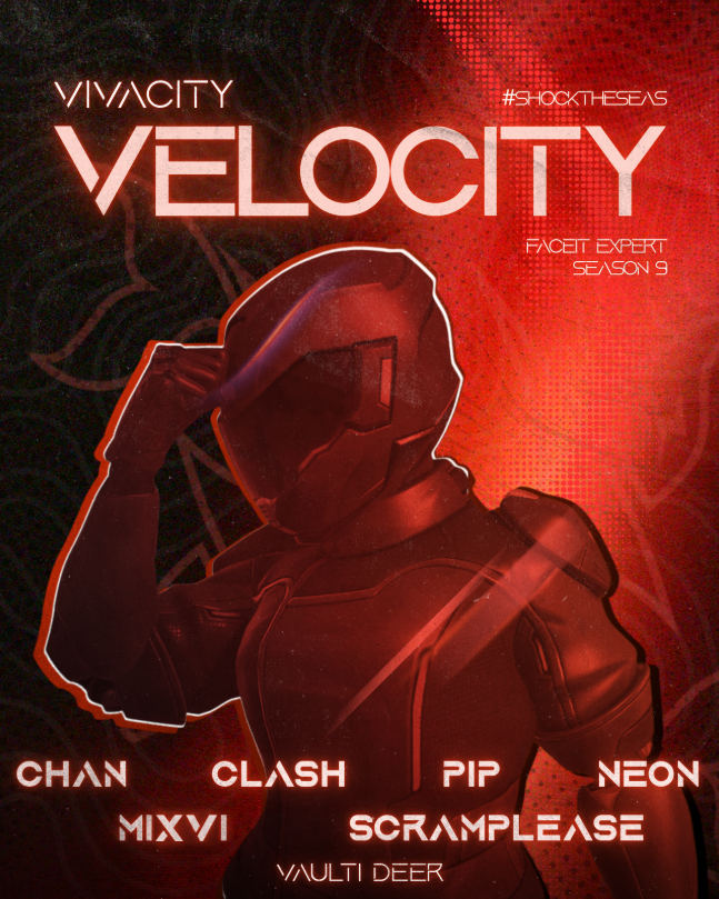 VivacityOw's tweet photo. Blink and you'll miss them‼️

Introducing @VivacityOw’s FACEIT NA Expert Velocity roster 🌊💨

🛡️ @Chan__OW
⚔️ @clashtrobot
⚔️ @Pip_o7
💉 @scramplease
💉 @M1xv1
Subs:
⚔️ @NEON_Icyy 

💼 @VaultiOW
🧠@me7onyy

🎨 @etokonechnaya

#ShockTheSeas | #FACEIT | #Overwatch https://t.co/X2ovX4OQqz