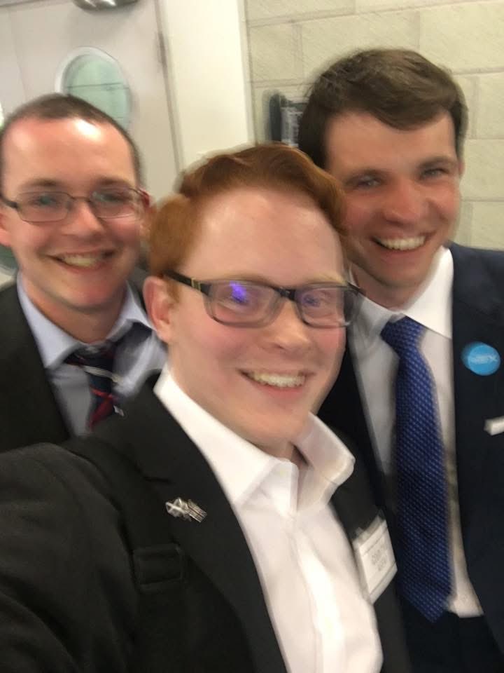 AndrewBowie_MP's tweet photo. Not as noticed but just as important, because of the win last week @ScotTories have a new MSP…and I’ve never been prouder.

One of my oldest mates, a real top bloke and a passionate son of the ‘Broch, @James_A_Adams will make a brilliant MSP for the North East. Well done mate 💪 https://t.co/rLOdMgeClb