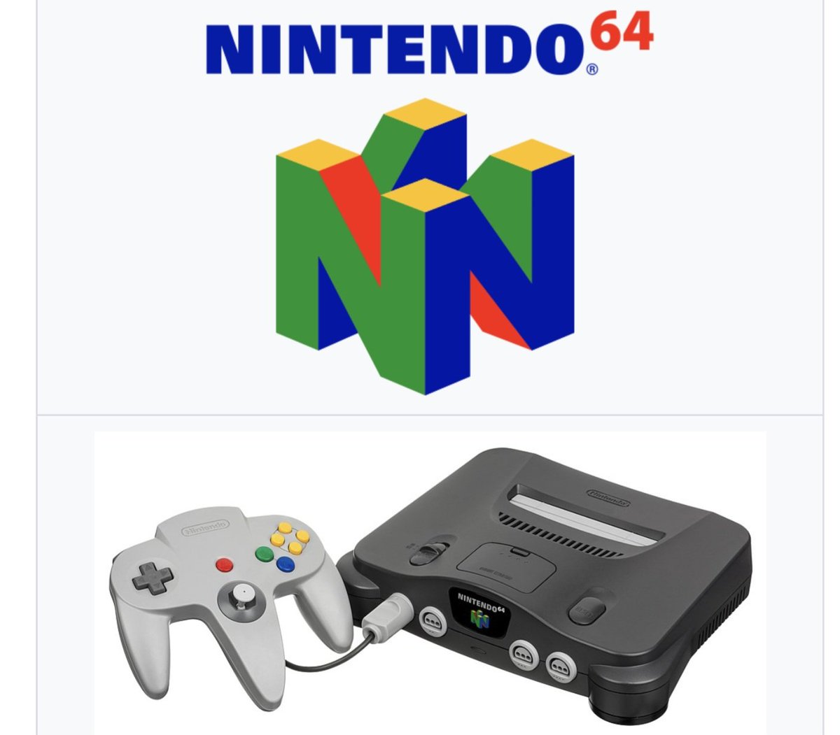 R_P_H__1's tweet photo. It's the 30th anniversary of the N64 in Japan!
#Nintendo64 https://t.co/shmkv53OJ6