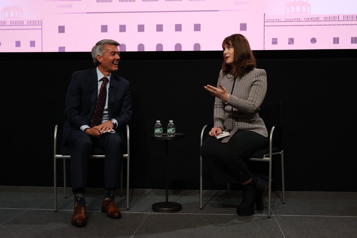 NTIAgov's tweet photo. .@ArielleRothNTIA joined @CoryGardner for the Women's Tech &amp; Telecom Partnership Lunch and Learn to chat BEAD updates, spectrum, WRC-27, and her journey as a woman in telecom. Thanks to @NCTAitv for hosting! https://t.co/GyOnIPq91D
