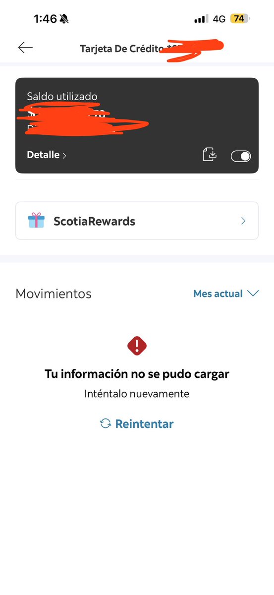 dieguiroo's tweet photo. Son una porquería de servicio @ScotiabankMX llevo más de 1 mes reportando que no puedo consultar mis movimientos en su mierda de app y no pueden resolver. Y se supone que su tarjeta “Singular” es para clientes premium ? https://t.co/wCz7VWcZlh