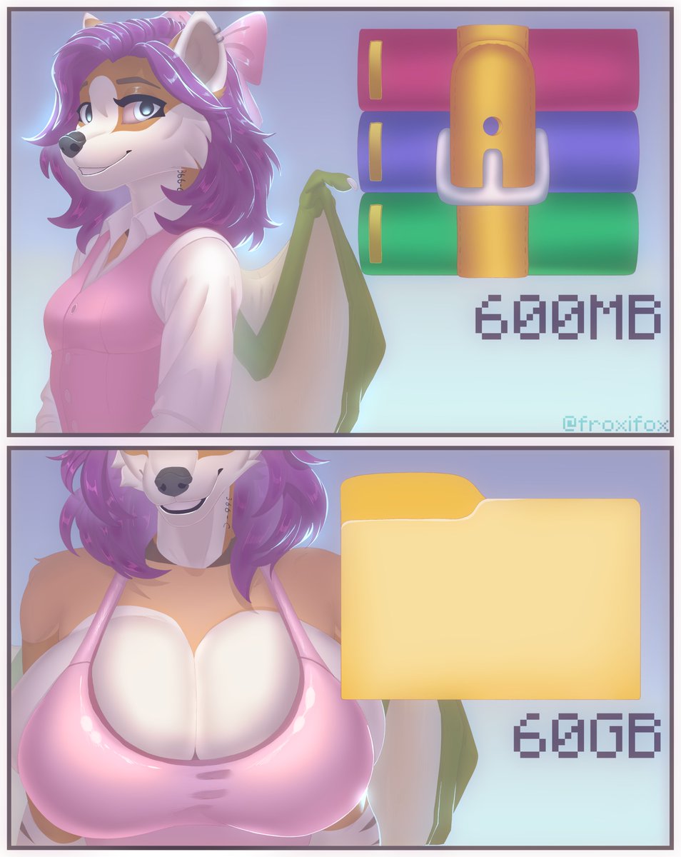 FroxiFox's tweet photo. When you download an archive with a weird name, you never know what kind of surprise is inside!
Don’t forget to follow the other artists who took part in the event! https://t.co/sfs8QXM6OK