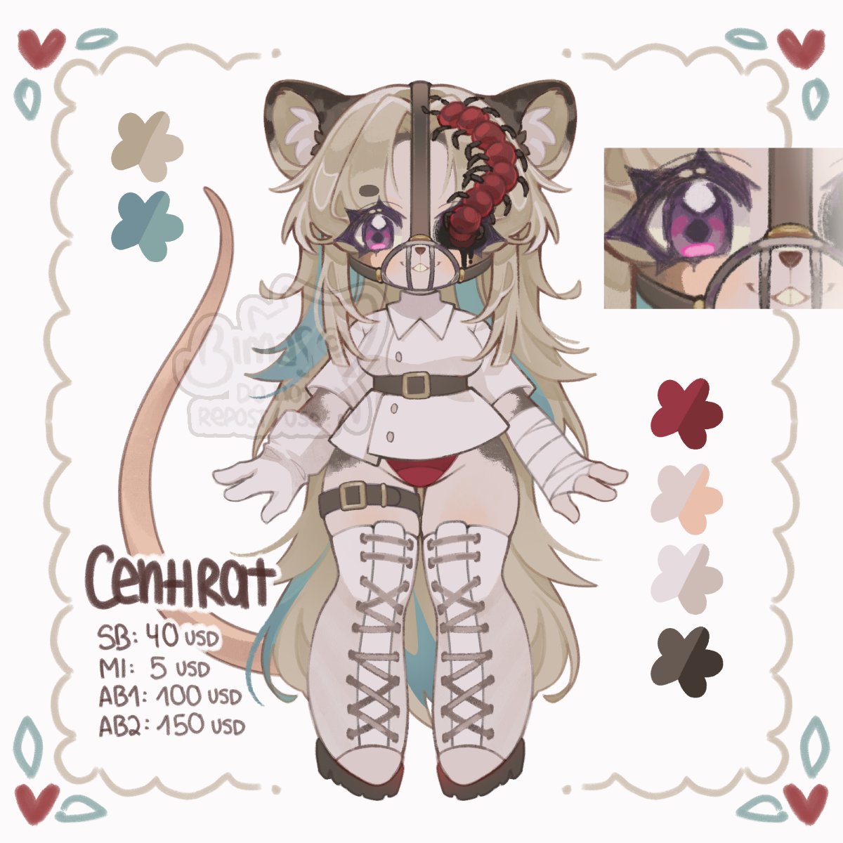 BimasVT's tweet photo. Auction | Centirat🐁🖤

- AB2: (comercial use)
- Please reply to the highest bidder
- AB2 outbids anyone offering AB1
- Hold only with AB 

✅To submit a bid, please refer to the links in the comments!

#adopt #chibi #adoptable #toyhouse #centipede #rat https://t.co/U5Q8ovM9Ix