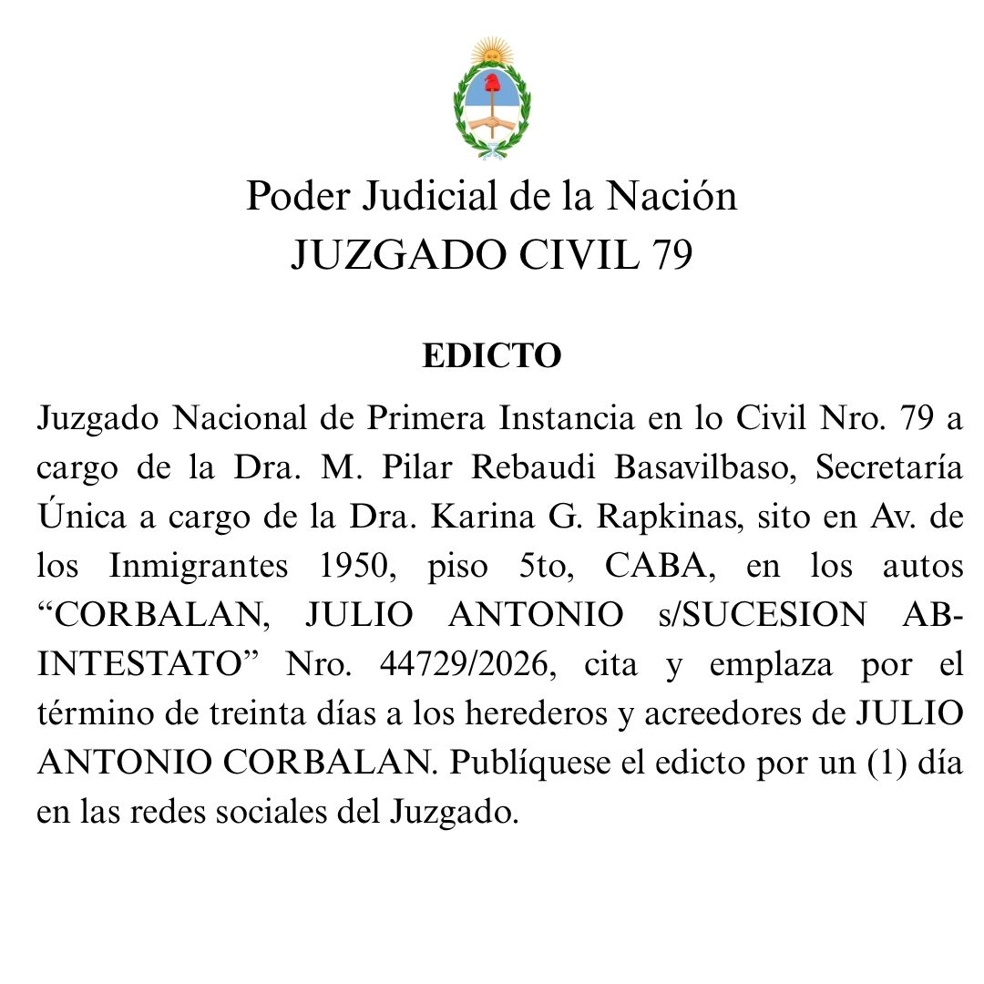 jncivil_79's tweet photo. Te compartimos citación de edicto sucesorio. https://t.co/dt1x8jLoSq