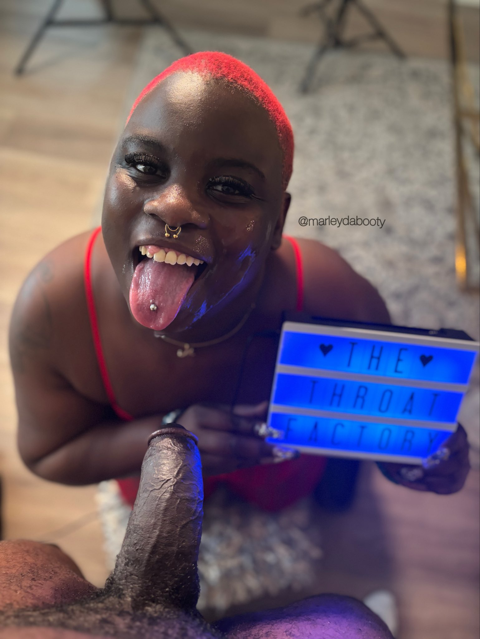 1 pic. Wrapped my 1st Throat Factory episode! 🥳🥳🥳 Took @therealna5ty through there & BACK! 😜🤤 https://t.co/PwpkUKWyOA