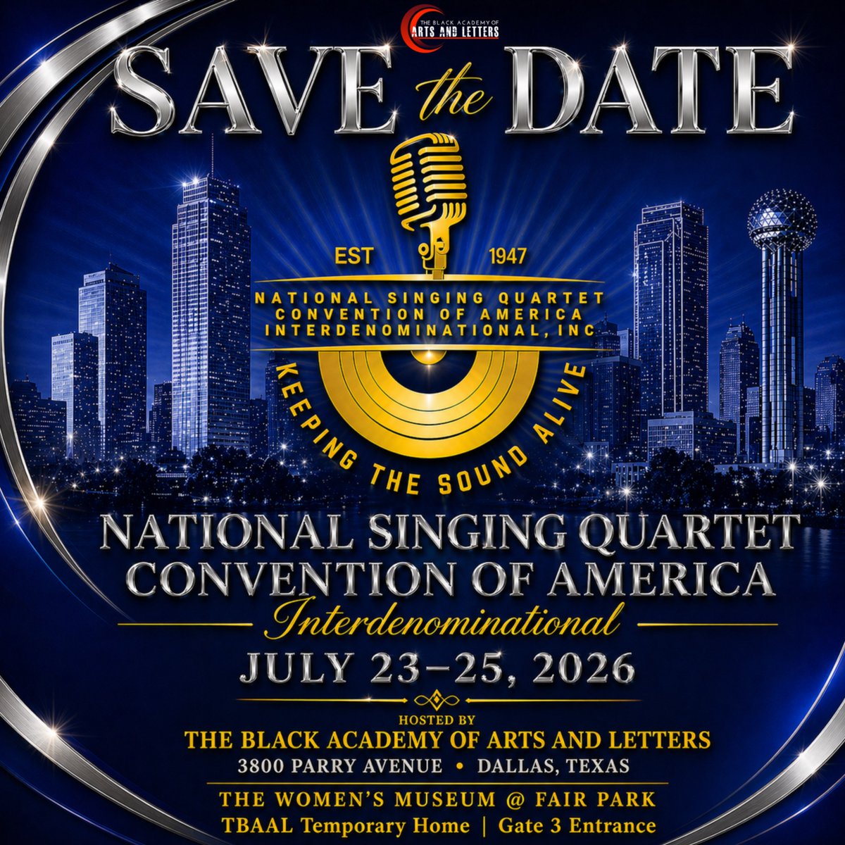 The Black Academy of Arts and Letters, Inc. tweet media