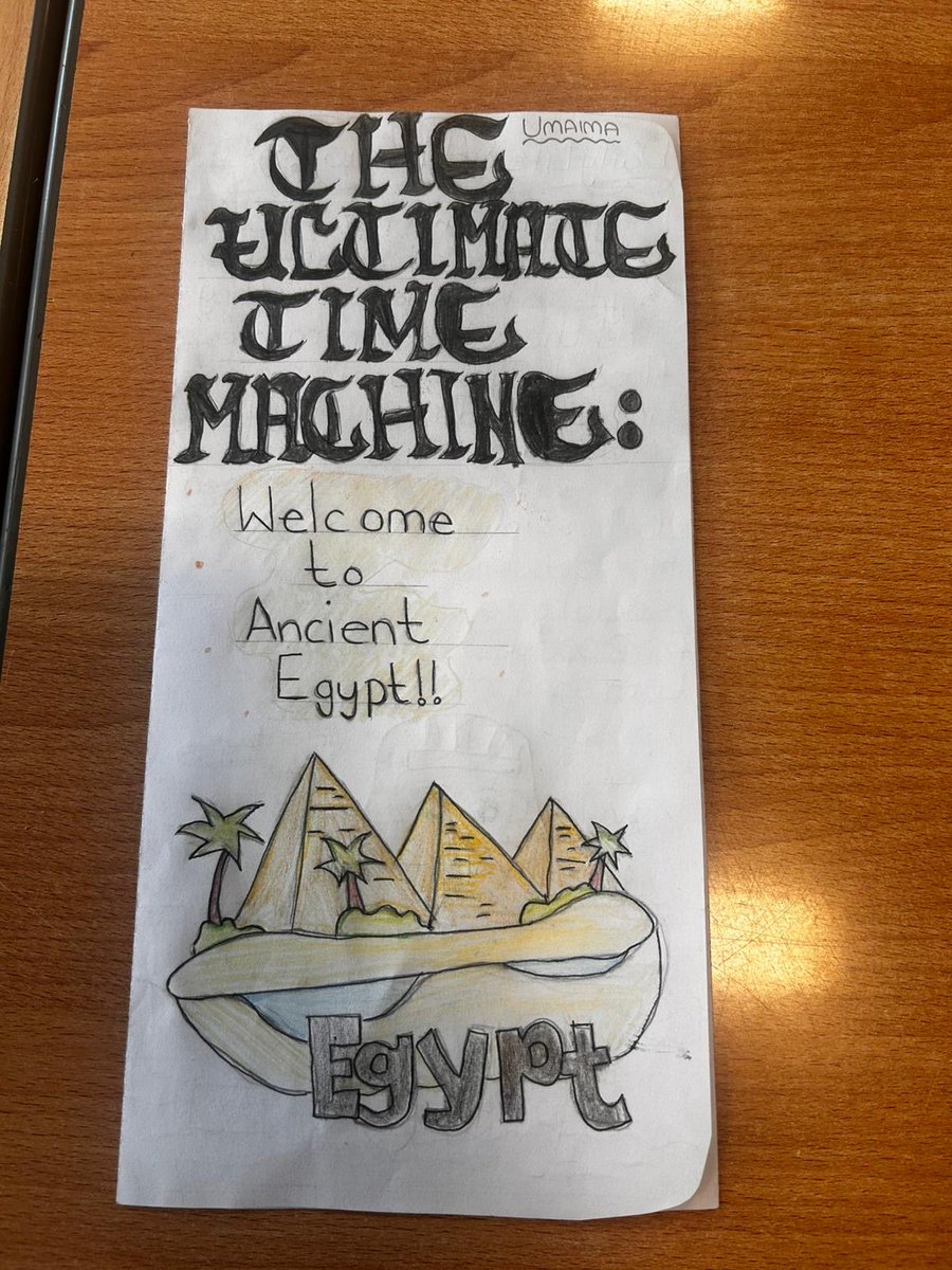 HolyRoodEnglish's tweet photo. Ms Brownโs S2s are bringing Ancient Egypt to life ๐ช๐ฌ From presentations to leaflets to essays โ cross-curricular learning at its finest. #S2English #AncientEgypt #CrossCurricular https://t.co/ZablnpNsUS