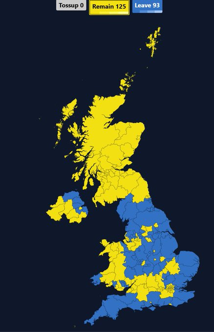 Crimb1eCrumb1e's tweet photo. What if Burnham won the 2015 Labour Leadership Contest?  

David Cameron still moves to hold a referendum on EU membership, however, Burnham campaigns more enthusiastically for Remain than Corbyn and the UK votes to remain by a margin of 53-47 (1) https://t.co/gBkNCX4jRp