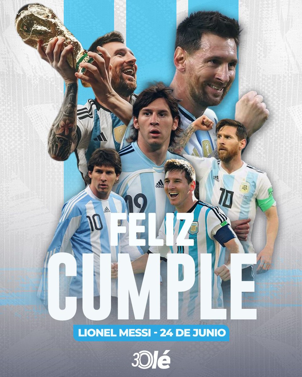 DiarioOle's tweet photo. ¡QUE SEAS FELIZ! 🤞❤️

¡FELICES 39 AÑOS LEOOOOOOO! 🥹🎂🇦🇷 https://t.co/BlLGdFpd2Y