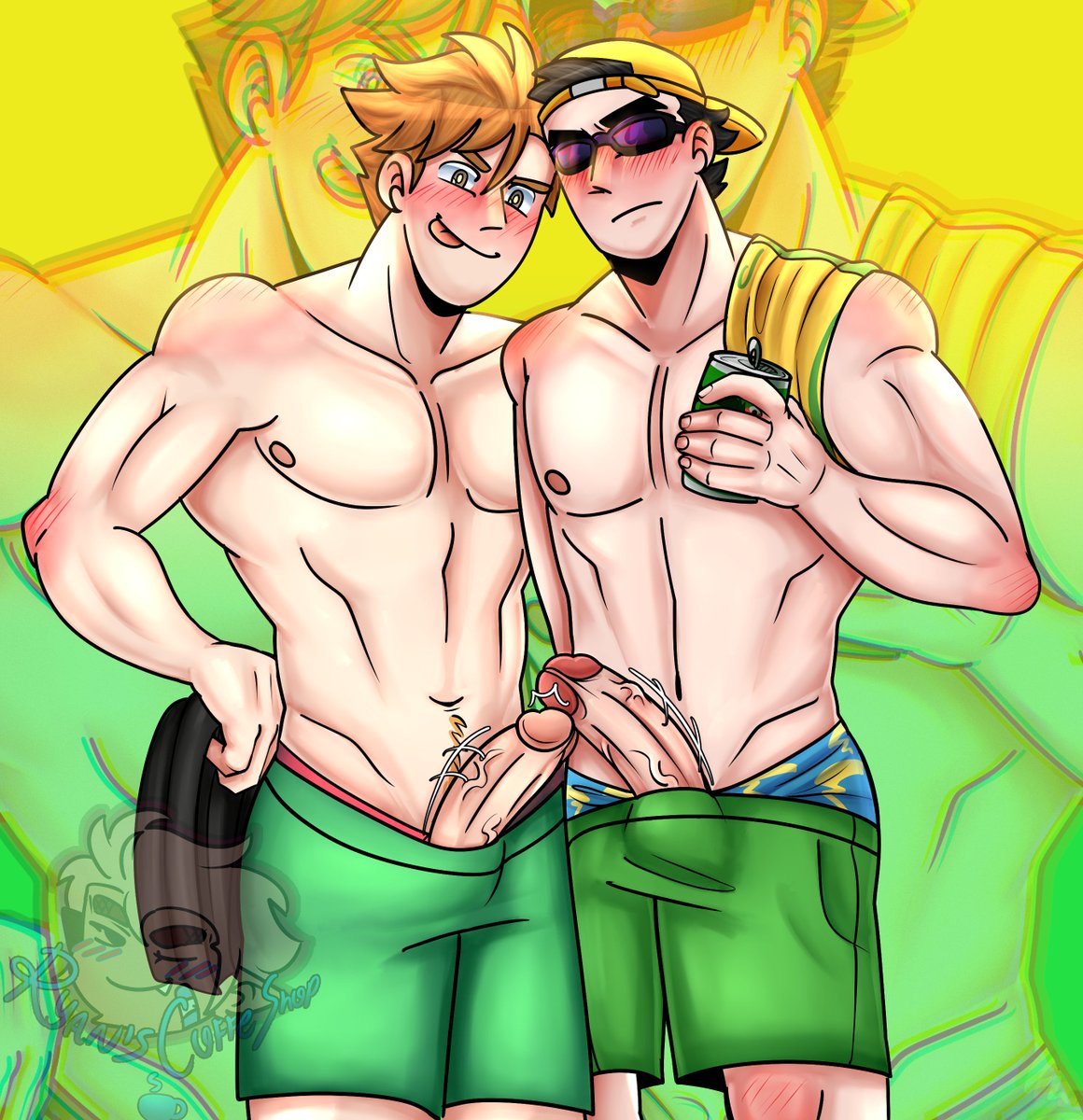 _RyansArts's tweet photo. Red and Blue are in Brazil🇧🇷💦

#nsfw #gay #pokemonㅤㅤㅤ https://t.co/G7pvr9F335