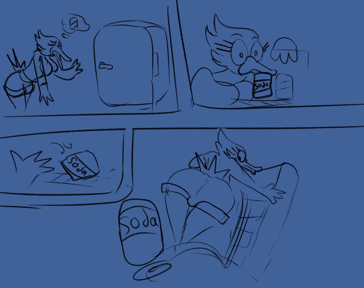 Worms_Heads's tweet photo. Fem mordecai gets tricked by a mimic fridge, this will teach her not to steal benson's sodas

C0mm for @FizModeous 
#regularshow https://t.co/3MEWJvhd43