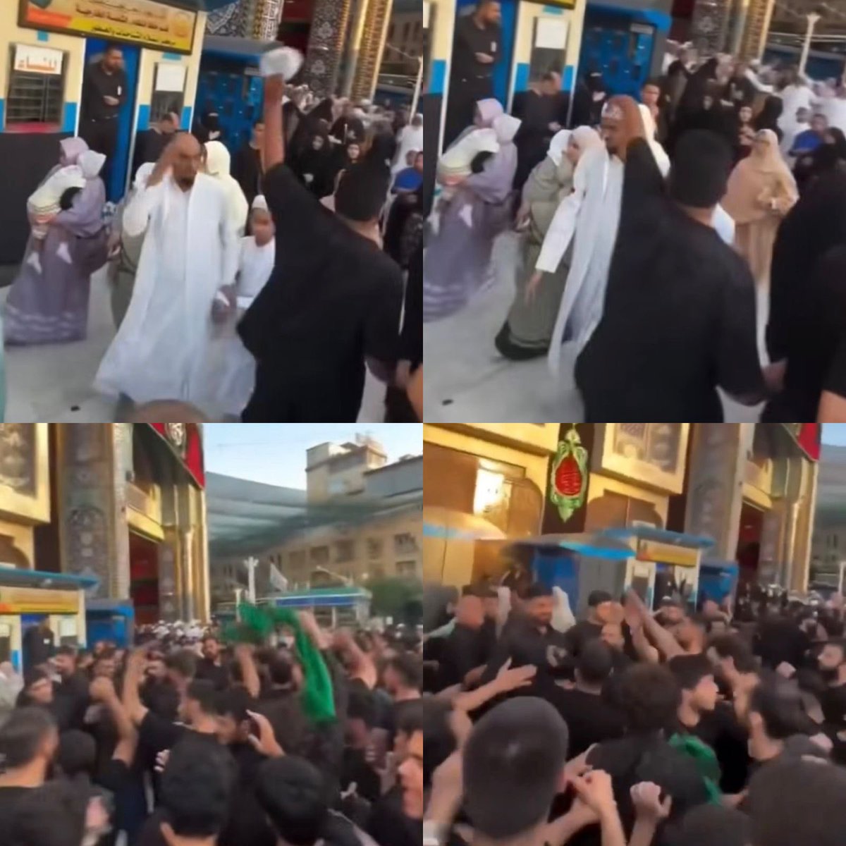 Brothersirq's tweet photo. بعد الاعتداء من قبل إيرانيين على زائرين من طائفة البهرة بين الحرمين في كربلاء..
العتبة الحسينية المقدسة: لن نسمح بأي شكل من أشكال الاعتداء أو التجاوز على كرامة الزائرين مهما كانت الأسباب.

#الخوة_النظيفة https://t.co/CnW1tYw68Y