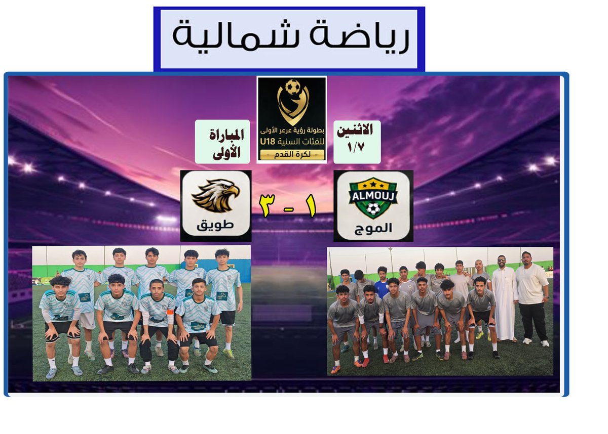 sp_sh_9's tweet photo. بطولة رؤية عرعر للفئات السنية ( الاثنين ) https://t.co/DJLjrnqJlU