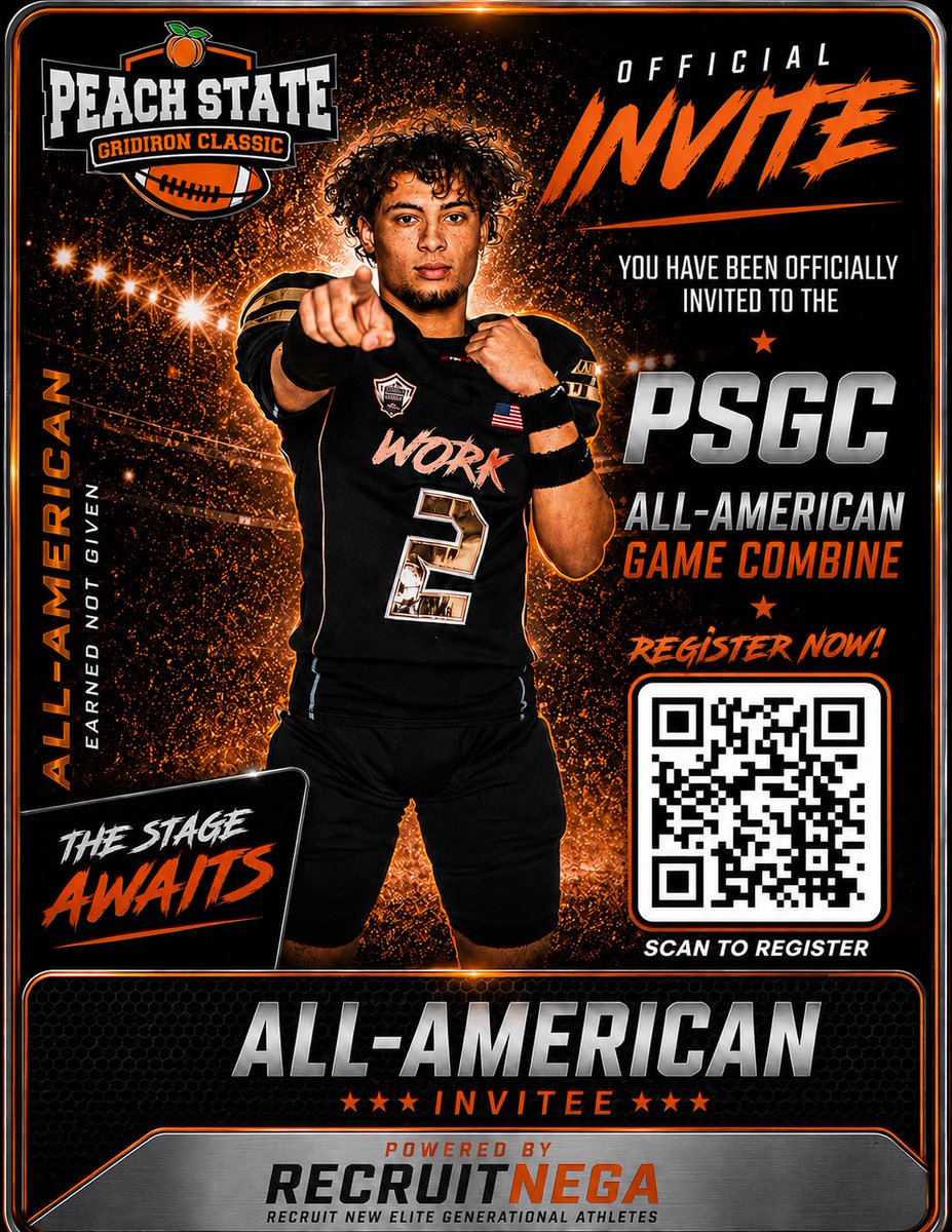 K_benjamin187's tweet photo. Happy to announce that I have received an invite to the PSGC combine, Heavily grateful🙏🏾. #agtg 

@CoachKenyon @coachcano_ @CoachDaniels06 @CheeFBRecruits @ApalacheeFB @247Sports @247recruiting @TomLoy247 https://t.co/QnavPJQIMk
