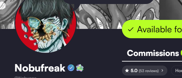 nobufre3k's tweet photo. Its been a year since I got my first comm here, I remember it was in june that I got the first one. Fast forward now, I am now half of my goal this year to reach 100 reviews! Again thank you to those people who trusted me with their pieces. I appreciate you all a lot! https://t.co/OUlQE87ctP