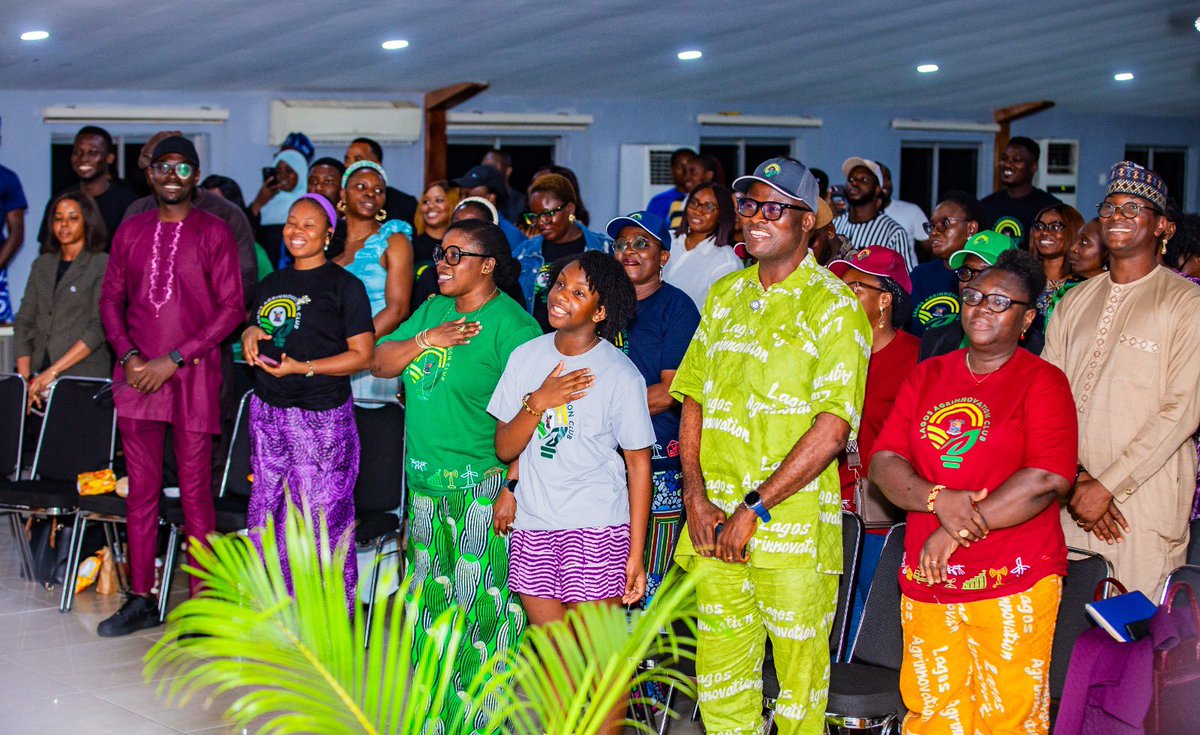 followlasg's tweet photo. LASG NURTURES NEXT GENERATION OF AGRIPRENEURS

… Launches Lagos Agrithon 3.0 with ₦200 Million Pathway for Youth-Led Food Systems innovation

https://t.co/4X3nRw9SAm

@jidesanwoolu @drobafemihamzat @lagosagric1 @Abi_Olusanya @gbenga_omo @gboyegaakosile @LanreBajulaiye @BarrBimbola @Mr_JAGs @Riddwane
#AGreaterLagosRising 
#LASG
