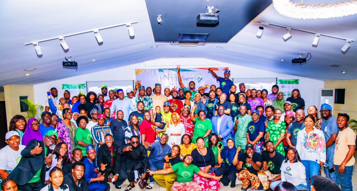 followlasg's tweet photo. LASG NURTURES NEXT GENERATION OF AGRIPRENEURS

… Launches Lagos Agrithon 3.0 with ₦200 Million Pathway for Youth-Led Food Systems innovation

https://t.co/4X3nRw9SAm

@jidesanwoolu @drobafemihamzat @lagosagric1 @Abi_Olusanya @gbenga_omo @gboyegaakosile @LanreBajulaiye @BarrBimbola @Mr_JAGs @Riddwane
#AGreaterLagosRising 
#LASG