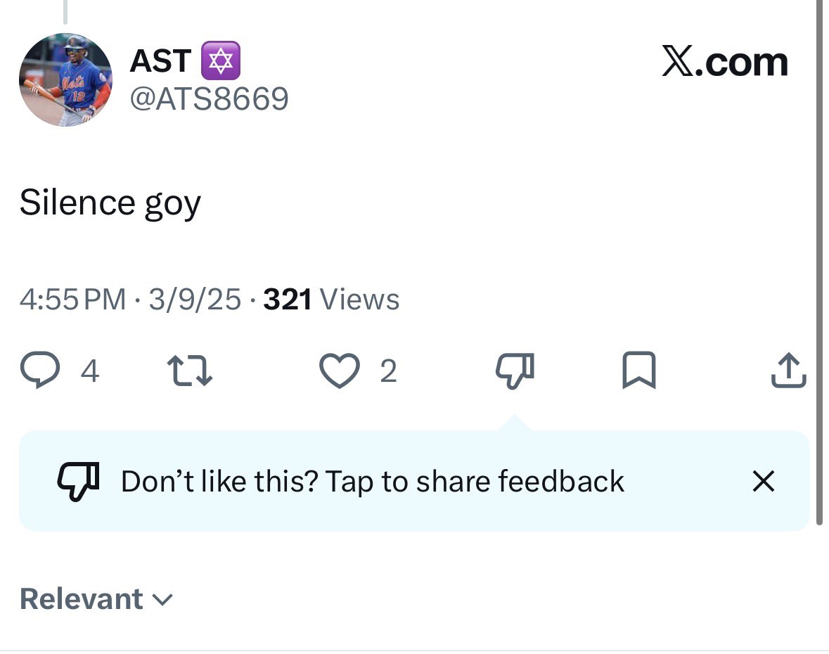 doomernat22's tweet photo. “we don’t use goy as a slur”
>uses it as a slur https://t.co/E4hUfDmdNM