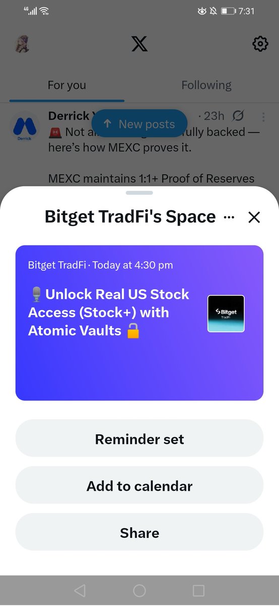 Goldenerraaaa's tweet photo. @Bitget_TradFi @Atomicvaultsinc @GracyBitget @FabiusMercurius @SallyMasx @angkaryong @ch_egan Done https://t.co/3gCzpcg3K7